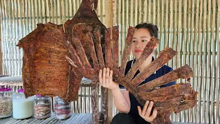 Smoked Pork Ribs | How to make & preservation process all year round | Lý Thị Ca