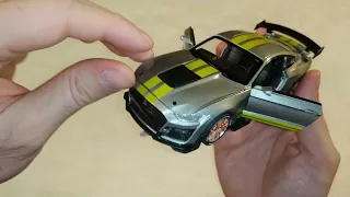 Коллекционная машинка Ford Mustang Shelby GT500 Cobra - Распаковка, Полный обзор (с вайлдбериз)