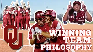 OU Softball (World Series) Winning Team Philosophy