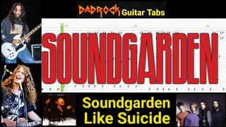 Like Suicide - Soundgarden - Guitar + Bass TABS Lesson