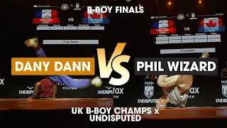 Dany Dann vs Phil Wizard [1v1 b-boy finals] // stance // Undisputed x UK B-Boy Champs 2022