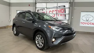 GREY 2018 Toyota RAV4 Hybrid Limited Review Sherwood Park Toyota