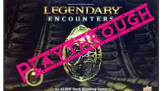 Legendary Encounters: Aliens Board Game Playthrough (solo)