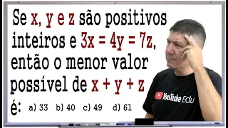 90% ERRAM ESSE PROBLEMA DE MATEMÁTICA BÁSICA - Prof Robson Liers - Mathematicamente