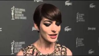 Costume Designers Guild Awards Honor Hathaway