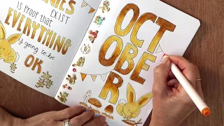 PLAN WITH ME BULLET JOURNAL OCTOBER | bullet journal plans