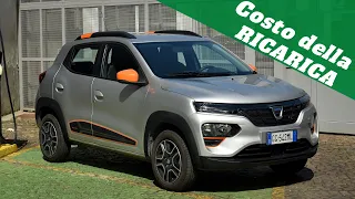 Ricarica Dacia Spring: quanto costa? Conviene davvero?