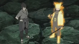 Madara Vs Naruto and Sasuke Full Fight Infinite Tsukuyomi Activates