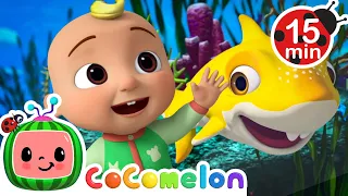 Baby Shark Sing Song!🦈 |  CoComelon Animal Time | Animals for Kids