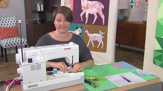 Build quilts using foundation piecing on Fresh Quilting with Violet Craft (205-1)