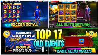 Top 17 Best Events & Unique Events In Free Fire Battleground | Free fire के सबसे बेहतरीन Events