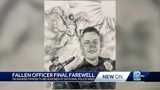Milwaukee sergeant surprises fallen MPD officer's family with artwork