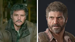 THE LAST OF US - HBO TV Series Vs Game Characters Comparison