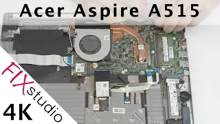 Acer Aspire A515  - disassemble [4k]