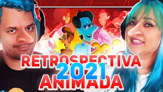 RETROSPECTIVA ANIMADA 2021 ♫ - ft Lucas Inutilismo| canal nostalgia ‹ REACT ›