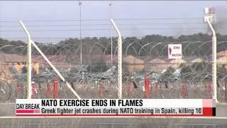 Greek fighter jet crashes during NATO training, killing 10, injuring 13   그리스 전투