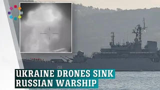 Ukraine says it destroyed Russian ship in Black Sea