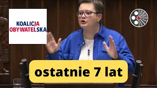 Katarzyna Lubnauer w sprawie skutków zmian w ciągu ostatnich 7 lat