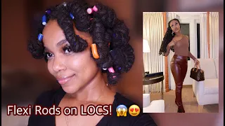 HOW TO APPLY FLEXI ROD SET ON LOCS Tutorial | EASY!