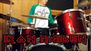 Iron Maiden - Hallowed Be Thy Name drum cover by Wyatt King