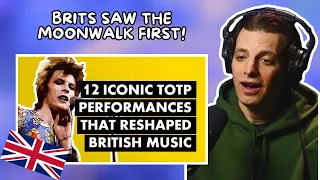 American Reacts to 12 Iconic Top Of The Pops Performances!