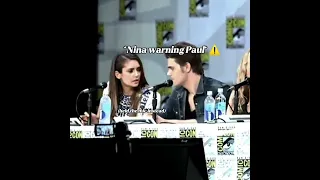 Nina warned Paul not to drink water from Plec's water placement
