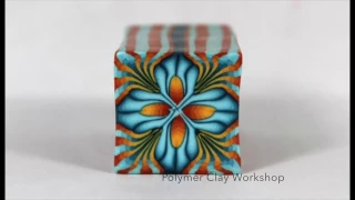 Polymer Clay Cane Tile (See description)