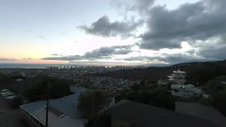 3D VR180 Scenic Sunset over Honolulu, Hawaii Oculus SBS Cardboard Vive VuzeXR