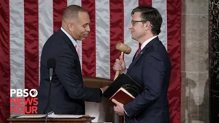 WATCH: House Democratic Leader Jeffries delivers remarks after Republicans appoint new speaker