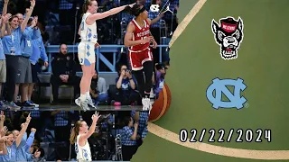Full Game : NC State vs North Carolina - Feb 22, 2024 | Mochilovebasket