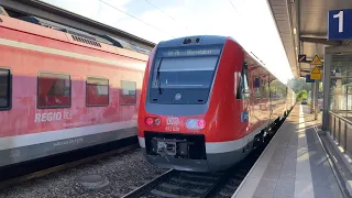 Vollgasmitfahrt in der Br 612 RE41 1.Klasse von Weiden(Oberpf) nach Nürnberg Hbf mit max. 160 km/h