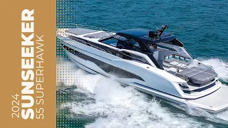 2024 Sunseeker 55 Superhawk Walk-Through | Jefferson Beach Yacht Sales