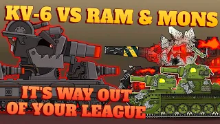 Leviathan's Command: KV-6 vs Ram and Mons - Cartoons about tanks