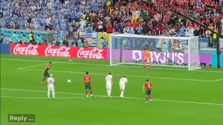 BRUNO FERNANDES PENALTY - WOLRD CUP 2022 QATAR / PORTUGAL vs URUGUAY #brunofernandes