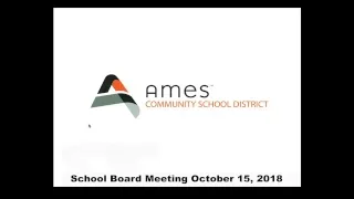 School Board Meeting of October 15, 2018