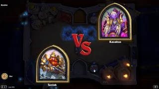 Book of Mercenaries Tavish vs Kazakus | Hearthstone Book of Mercenaries