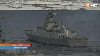 Фрегат Северного флота «Адмирал Горшков» приступил к переходу из Североморска в Северодвинск