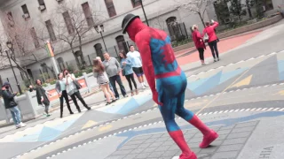 Amazing Spider-Man Homecoming Dance - Philly Downtown - Michael Jackson Billie Jean Pop Lock Styles