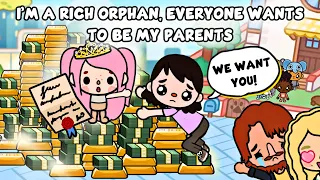 I’m A Billionaire Orphan, And Everyone Wants To Be My Parents | Sad Story Toca Life Story /Toca Boca