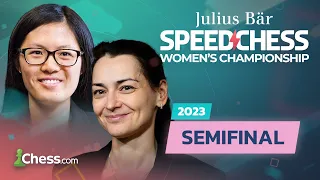 Julius Baer Women's Chess Championship 2023 Semifinal | Hou Yifan v Kosteniuk! Former Champs Clash!