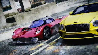 Aston Martin Valkyrie 2020 vs Ronnie Bentley Continental GTC 2019