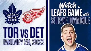 Watch Toronto Maple Leafs vs. Detroit Red Wings LIVE w/ Steve Dangle