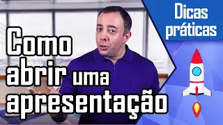 Aprenda como iniciar uma apresentação