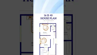 16 x 40 House Plan 2bhk With Car Parking Space #vastu