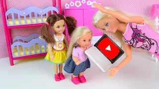 Мама Удалила Канал, Эви Нельзя Снимать Видео! Мультики Барби Куклы для девочек IkuklaTV