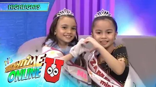 Get to know our Mini Miss U of the day Lily Kaye Torrecampo & Ericca Marie Laude | Showtime Online U