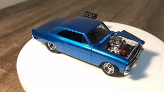Model Car Building - Building and Painting the AMT Chevy Nova Pro Street in 1/25th