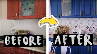 UNDER 100$ Budget KITCHEN MAKEOVER | DIY