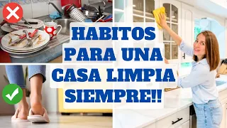 REGLAS PARA UNA CASA LIMPIA TODO EL TIEMPO | Tips de Experta en Limpieza y Organización