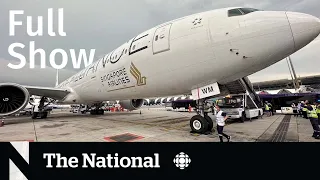 CBC News: The National | Extreme turbulence forces emergency landing